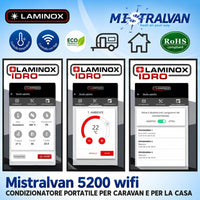Mistralvan 5200 WiFi – Condizionatore Portatile Smart per Caravan, Camper e Casa Altre Materiale elettrico