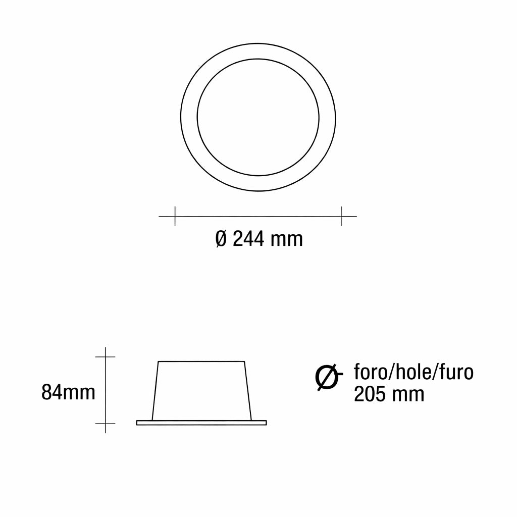 Vivida Moody faretti LED incasso CCT regolabile IP44 Vivida luce Faretti e lampade da incasso