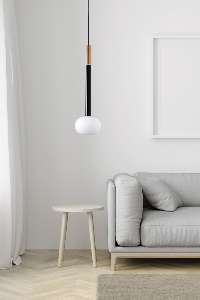 Miloox Mose - sospensione in vetro personalizzabile in 3 altezze Miloox Lampade a sospensione