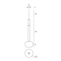 Thumbnail for Miloox Mose - sospensione in vetro con attacco G9 in 3 altezze Miloox Lampade a sospensione