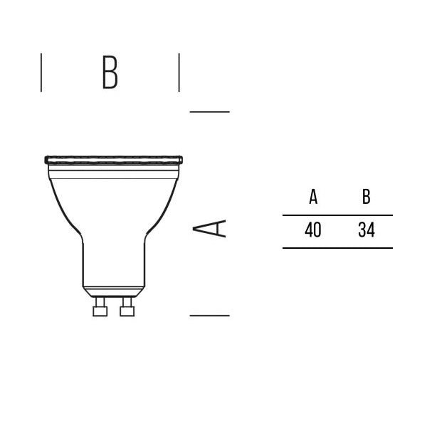 MR-11 200lm 2,3W 12V 36° WW