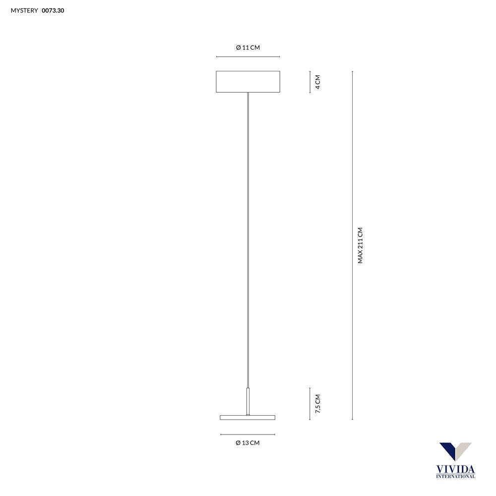 Mystery sospensione 3000k - 4000k Vivida international Lampade a sospensione