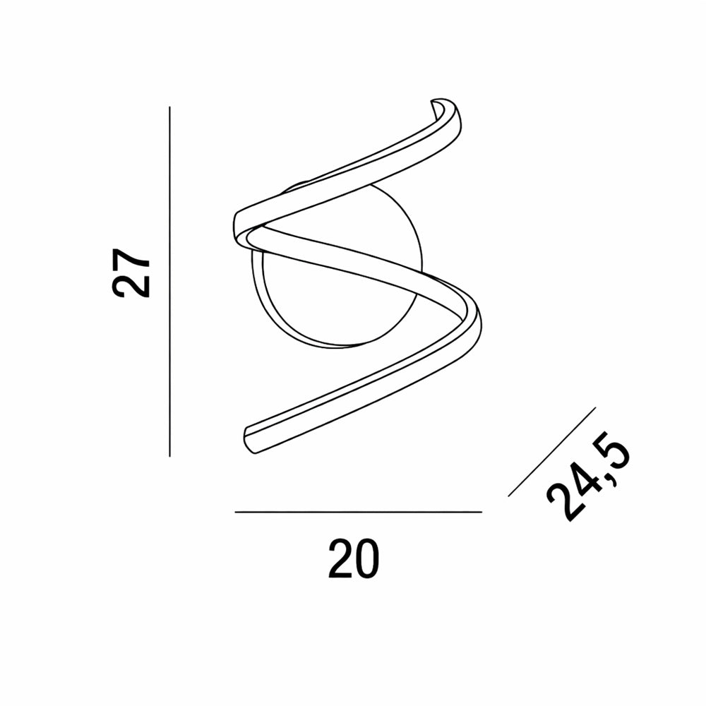 Perenz Nest - applique LED dimmerabile con CCT regolabile