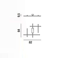 Plafoniera net in alluminio verniciato disponibile in diversi colori e misure Perenz Lampade da soffitto