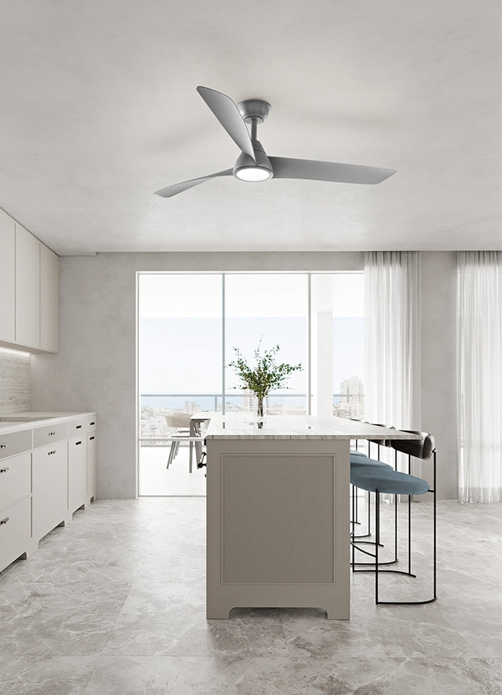 Perenz Nora Ventilatore da Soffitto LED CCT Bianco o Grigio Opaco Perenz Ventilatori