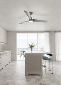 Perenz Nora Ventilatore da Soffitto LED CCT Bianco o Grigio Opaco Perenz Ventilatori