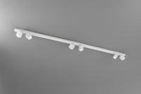 Thumbnail for Perenz Oddy • faretto / plafoniera orientabile in alluminio — varianti 12×6, 60×6, 120×6, 200×6 cm, bianco opaco / nero opaco