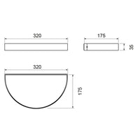 Boluce Olivia 3000 K/4000 K monoemissione e biemissione - Applique LED da Esterni Boluce illuminazione Lampade da parete esterno