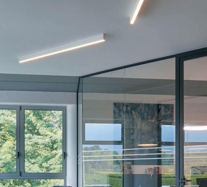 Plafone 1 led 19,2w/mt CRI90 bianco-WW Athena illuminazione Lampade da soffitto
