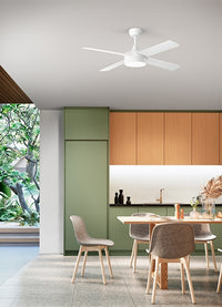 Orione perenz Ventilatore da Soffitto LED CCT Bianco Ø132 cm