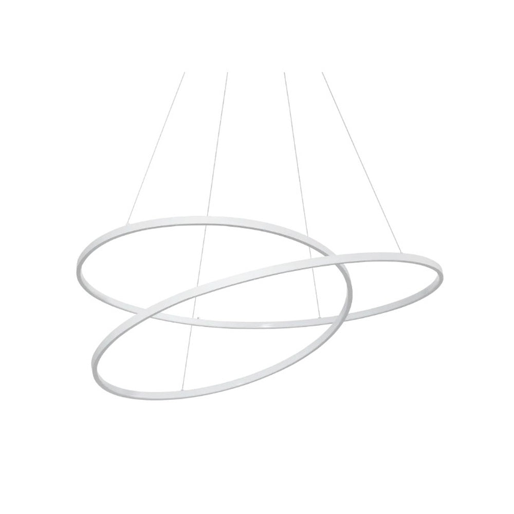 Ideal Lux Oz SP sospensione LED - bianco nero ottone Ideallux Lampade a sospensione