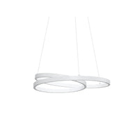 Ideal Lux Oz SP sospensione LED - bianco nero ottone Ideallux Lampade a sospensione