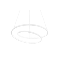 Ideal Lux Oz SP sospensione LED - bianco nero ottone Ideallux Lampade a sospensione