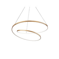 Ideal Lux Oz SP sospensione LED - bianco nero ottone Ideallux Lampade a sospensione