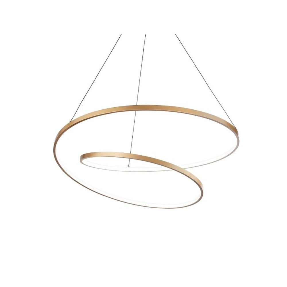 Ideal Lux Oz SP sospensione LED - bianco nero ottone Ideallux Lampade a sospensione
