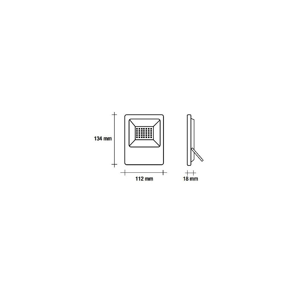 Vivida Paddle floodlight LED IP65 4000 K Vivida luce Fari e proiettori da esterno