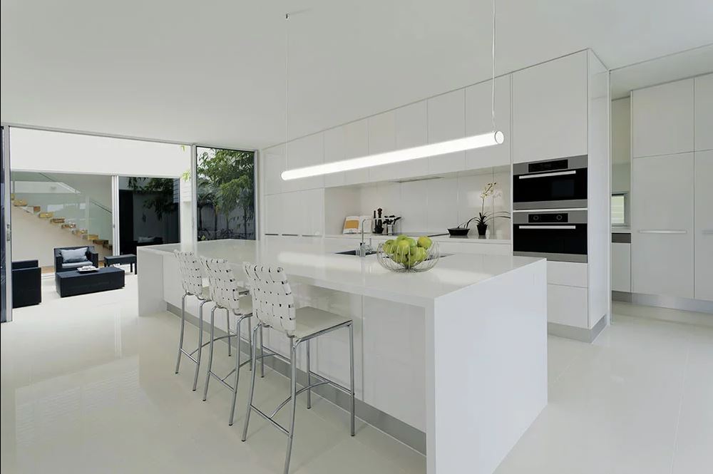 Pirgos Sforzin illuminazione sospensione LED lineare Lampade a sospensione 200 cm dimmerabile Sforzin illuminazione Lampade a sospensione