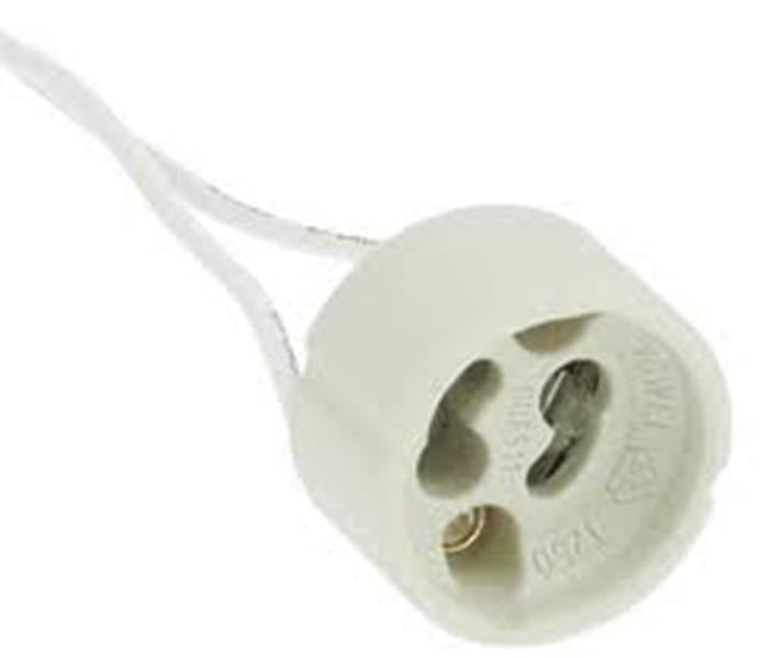 Portalampada GU10 in ceramica completo di morsetti per collegamento Aigostar Accessori