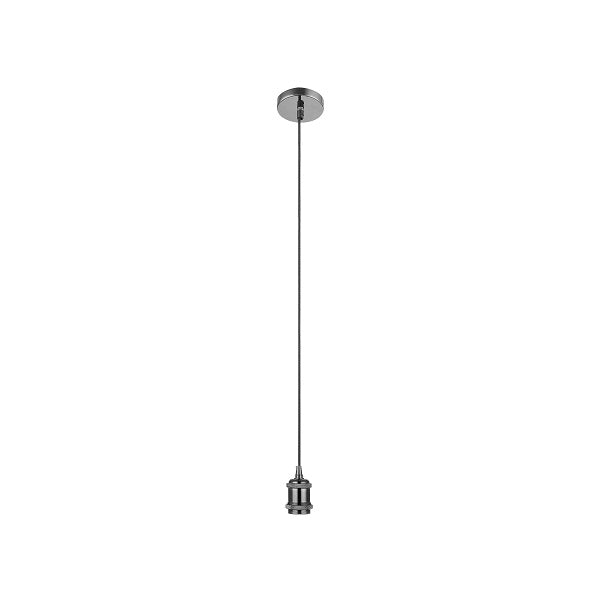 Vivida bulbs e27  lampholder, cavo 1.5mt silver wire,d100, chrome color