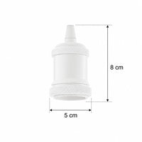 Ideal Lux Portalampada E27 Ghiera - accessorio metallo bianco cromo nero ottone rame Ideallux Accessori e ricambi