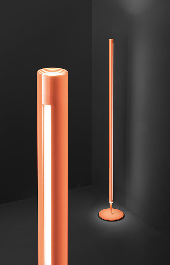 Perenz Ray – piantana LED 160 cm CRI>90 (bianco lucido / arancione lucido) Perenz Lampade da terra