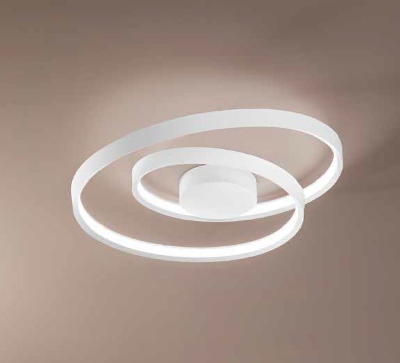Plafoniera moderna Perenz in metallo verniciato Perenz Lampade da soffitto