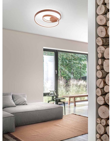 Plafoniera moderna Perenz in metallo verniciato Perenz Lampade da soffitto