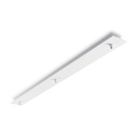 Ideal Lux Rosone Lineare 3 e 5 luci nero bianco cromo ottone rame Ideallux Accessori e ricambi