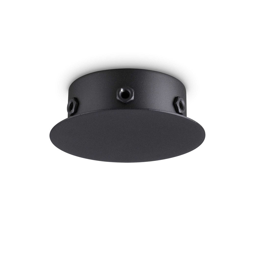 Ideallux rosone magnetico 6 luci nero