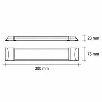 Vivida RULER reglette LED interne 4000 K Vivida luce Plafoniere interno