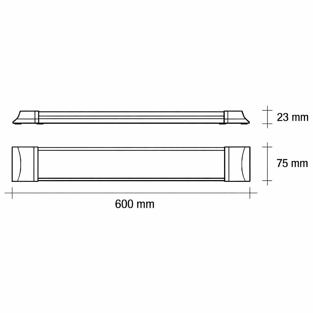 Vivida RULER reglette LED interne 4000 K Vivida luce Plafoniere interno