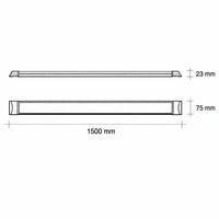 Vivida RULER reglette LED interne 4000 K Vivida luce Plafoniere interno