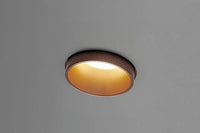 Thumbnail for Sforzin illuminazione lampada a incasso una luce con bordo rame spazzolato thessaly T336