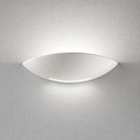 Applique ceramica Shell grande ISYLUCE mm 440x90x160 2 x E27 60W Isyluce Lampade in gesso verniciabili