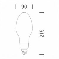 HID 5000lm 34,0W CW E40 Shot Lampadine e moduli led