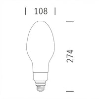 HID 7600lm 52,0W CW E40 Shot Lampadine e moduli led