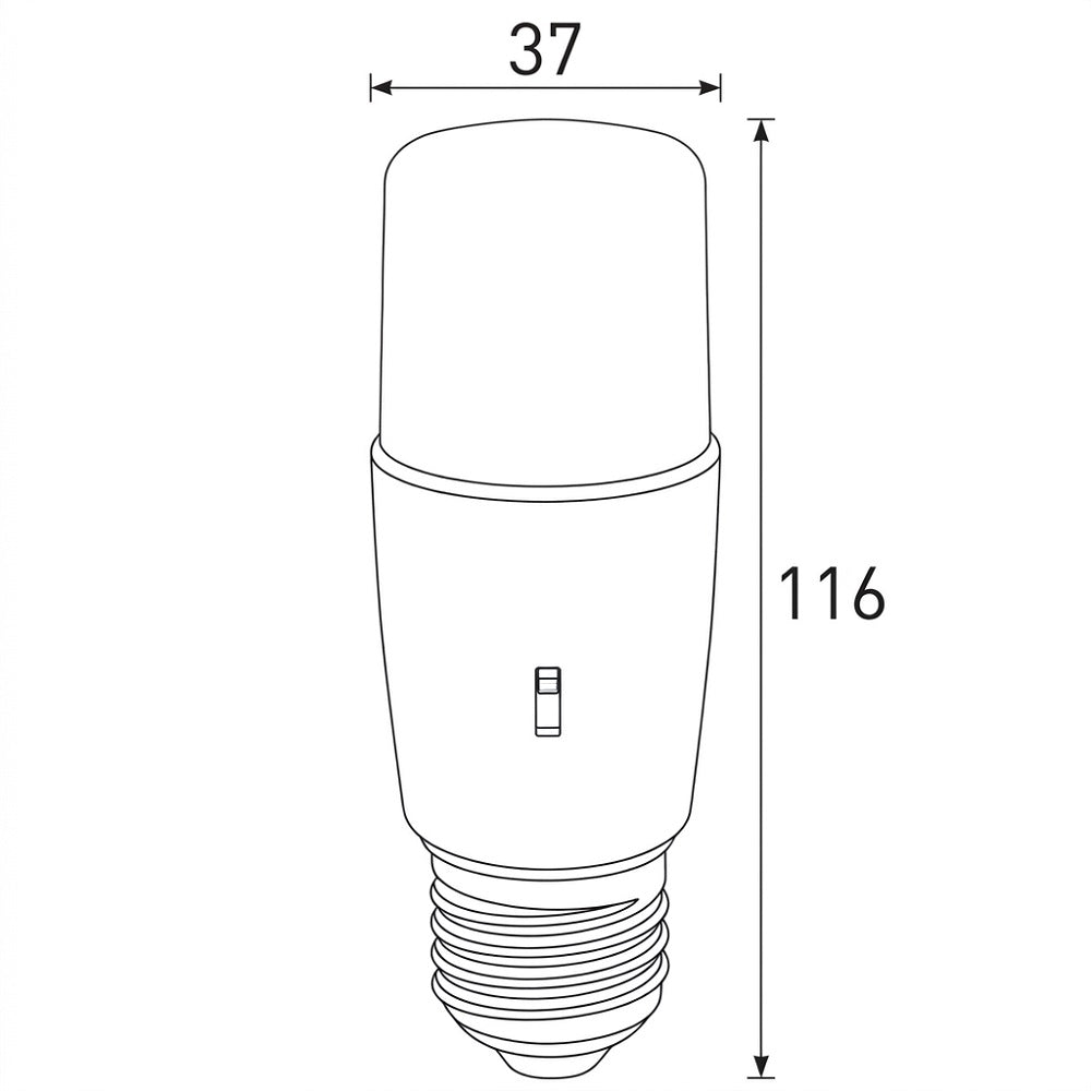 Tubolare T37 806lm 8,0W E27 CCT Shot Lampadine e moduli led