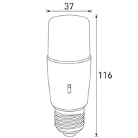 Tubolare T37 806lm 8,0W E27 CCT Shot Lampadine e moduli led