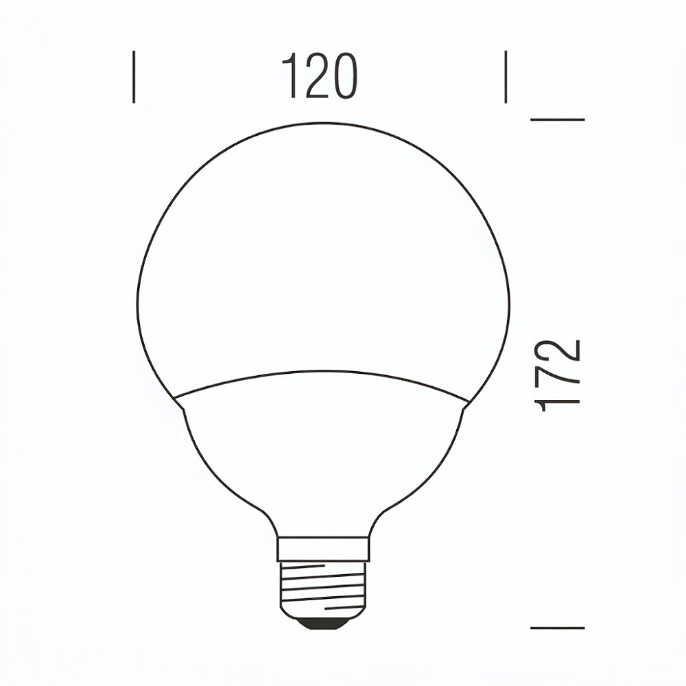 Shot Globo 120 Opale - Lampadina LED E27