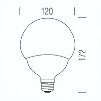 Shot Globo 120 Opale - Lampadina LED E27