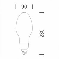 HID 5000lm 34,0W WW E40 Shot Lampadine e moduli led