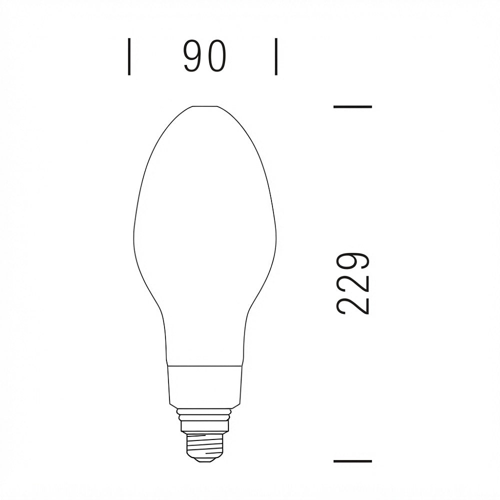 HID 5000lm 34,0W WW E40 Shot Lampadine e moduli led