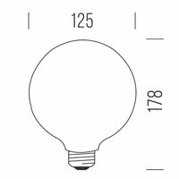 Shot Globo 125 LED Stick Dimmerabile - Lampadina E27 Shot Lampadine e moduli led