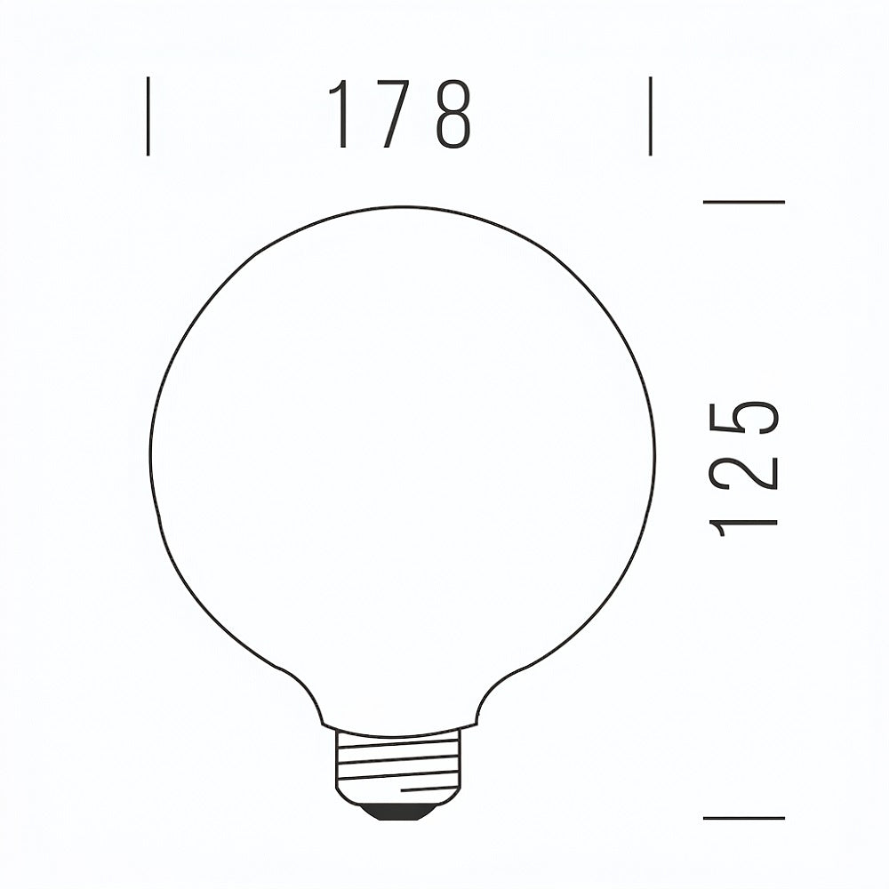 Shot Globo 125 LED Stick Satinata Shot Lampadine e moduli led