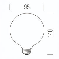 Globo95 Stick 725lm 7,0W E27 GOLD