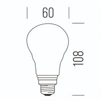 Shot Goccia LED Stick Satinata - Lampadina E27 Shot Lampadine e moduli led