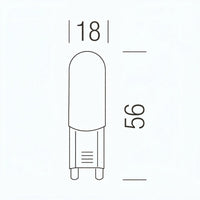 Shot LED G9 All-Glass Shot Lampadine e moduli led
