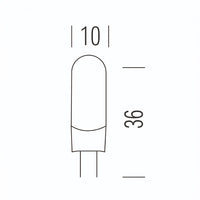 Shot LED Bispina G4 Satinata Shot Lampadine e moduli led
