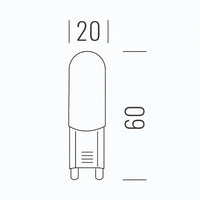 Shot LED G9 COB