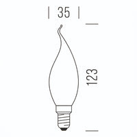 Fiamma FULL-LIGHT 806lm 6,5W E14  WW Shot Lampadine e moduli led